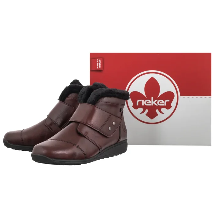 Botki Rieker Czerwone 47268-35 Red – zdjęcie 6