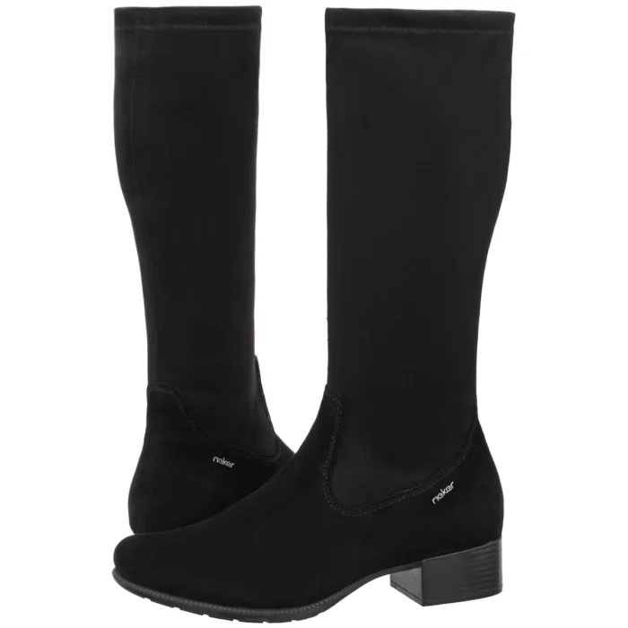 Kozaki Rieker Czarne 78654-00 Black – zdjęcie 1