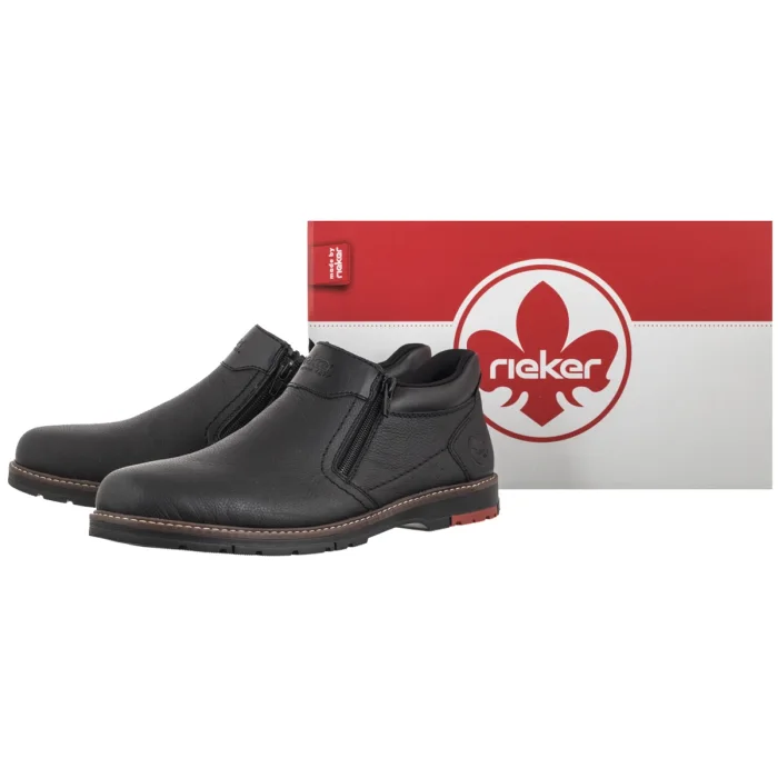 Botki Rieker Czarne 10568-00 Black – zdjęcie 6