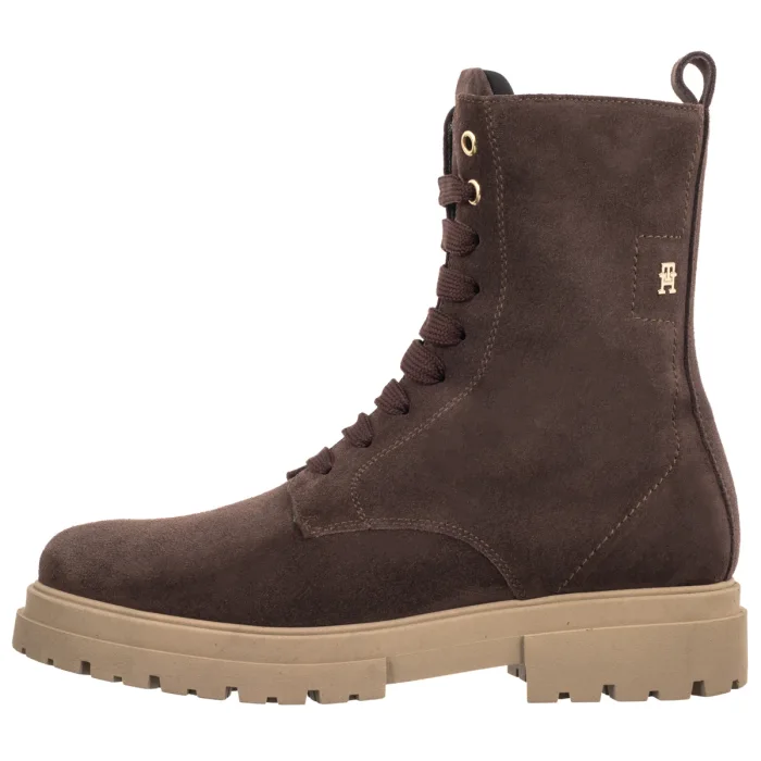Workery Tommy Hilfiger Lace-Up Bootie Dark Brown T4A5-35172-1429 525 – zdjęcie 2