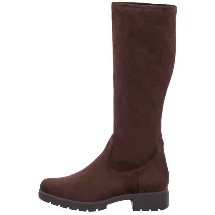 Kozaki Caprice Brązowe 9-25536-47 302 Dk Brn Stretch – zdjęcie 2