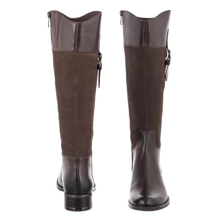 Kozaki Caprice Brązowe 9-25519-47 329 Dk Brown Comb – zdjęcie 4