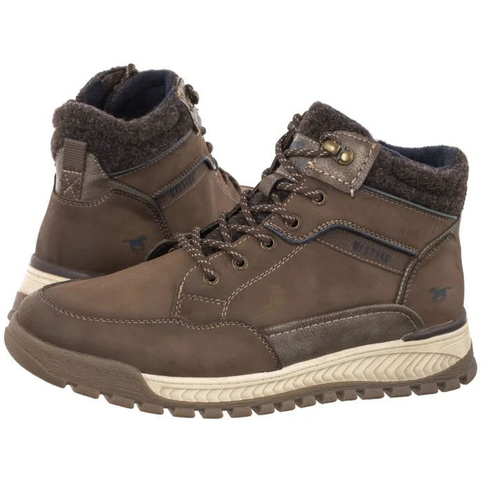 Trzewiki Mustang Brązowe 36M002100400 – zdjęcie 1
