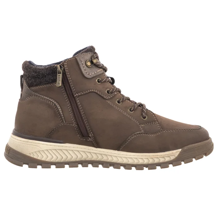 Trzewiki Mustang Brązowe 36M002100400 – zdjęcie 3