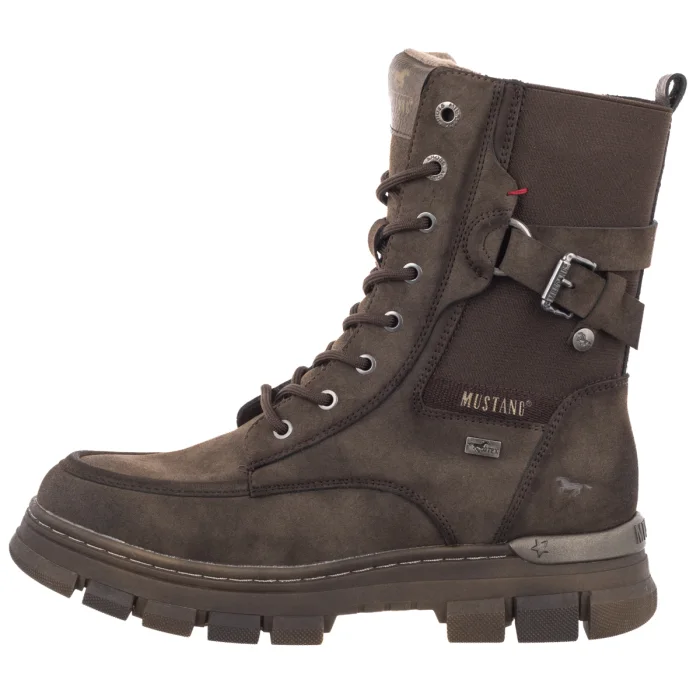 Workery Mustang Brązowe 36M012200100 – zdjęcie 2