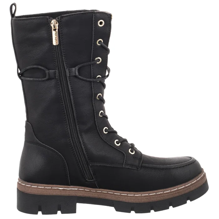 Workery Mustang Czarne 15M0012008 – zdjęcie 3