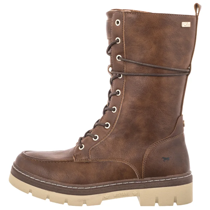 Workery Mustang Brązowe 15M0012008 – zdjęcie 2