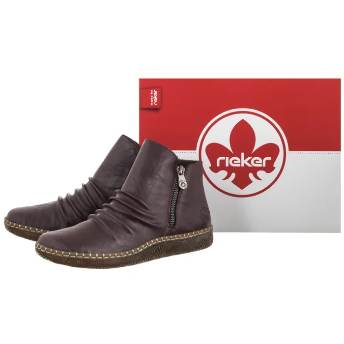 Botki Rieker Czerwone N2454-30 Red – zdjęcie 6