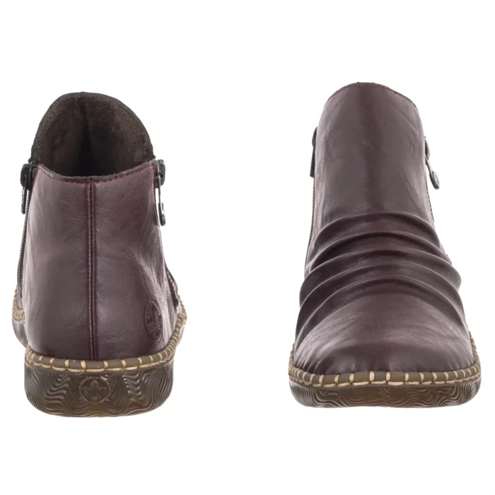 Botki Rieker Czerwone N2454-30 Red – zdjęcie 4
