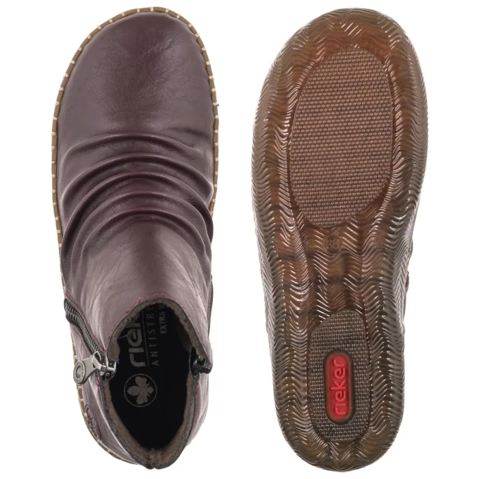 Botki Rieker Czerwone N2454-30 Red – zdjęcie 5