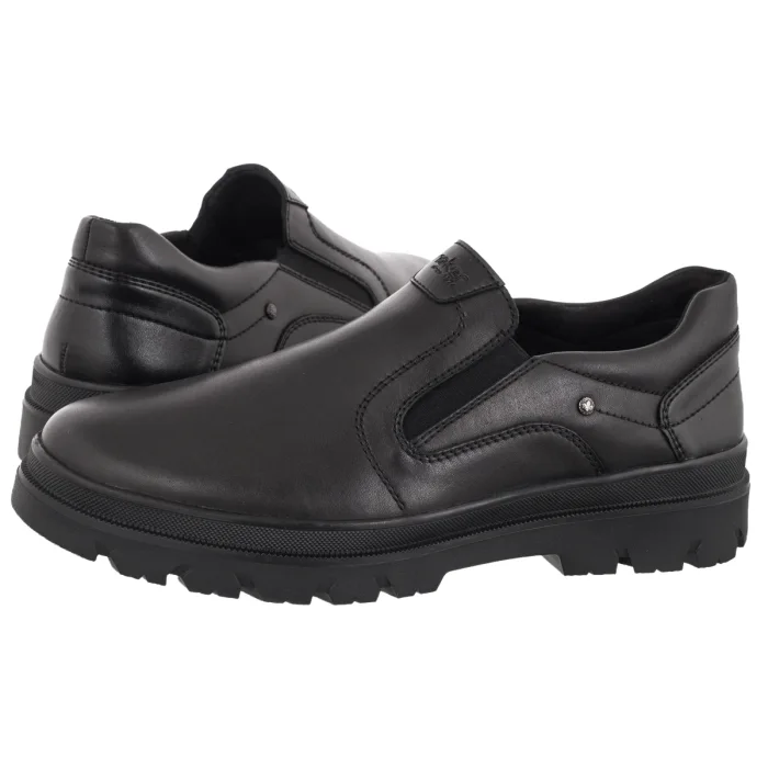 Półbuty Rieker Czarne B4050-00 Black – zdjęcie 1