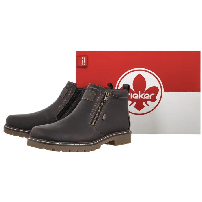 Botki Rieker Brązowe 39871-25 Brown – zdjęcie 6