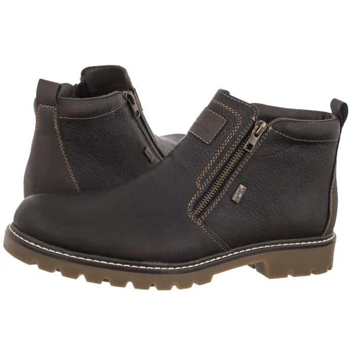 Botki Rieker Brązowe 39871-25 Brown – zdjęcie 1