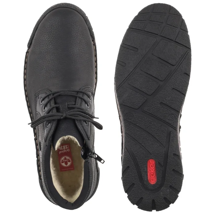 Trzewiki Rieker Czarne B0333-00 Black – zdjęcie 5