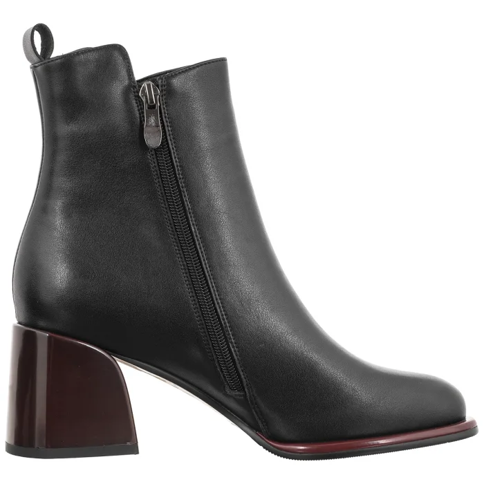 Botki Filippo Czarne DBT7363/26 BK RD – zdjęcie 3