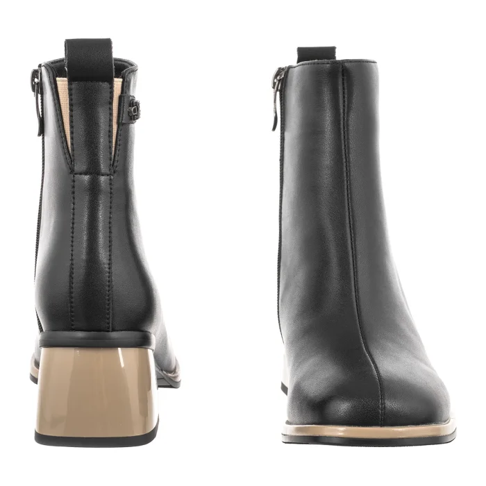 Botki Filippo Czarne DBT8122/26 BK BE – zdjęcie 4