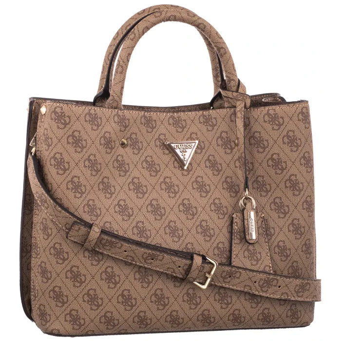 Torebka Guess Meridian II Girlfriend Satchel HWSG69 74060 Latte Logo – zdjęcie 1
