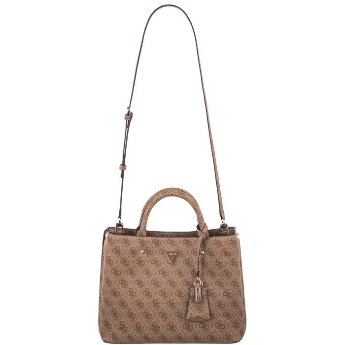 Torebka Guess Meridian II Girlfriend Satchel HWSG69 74060 Latte Logo – zdjęcie 5