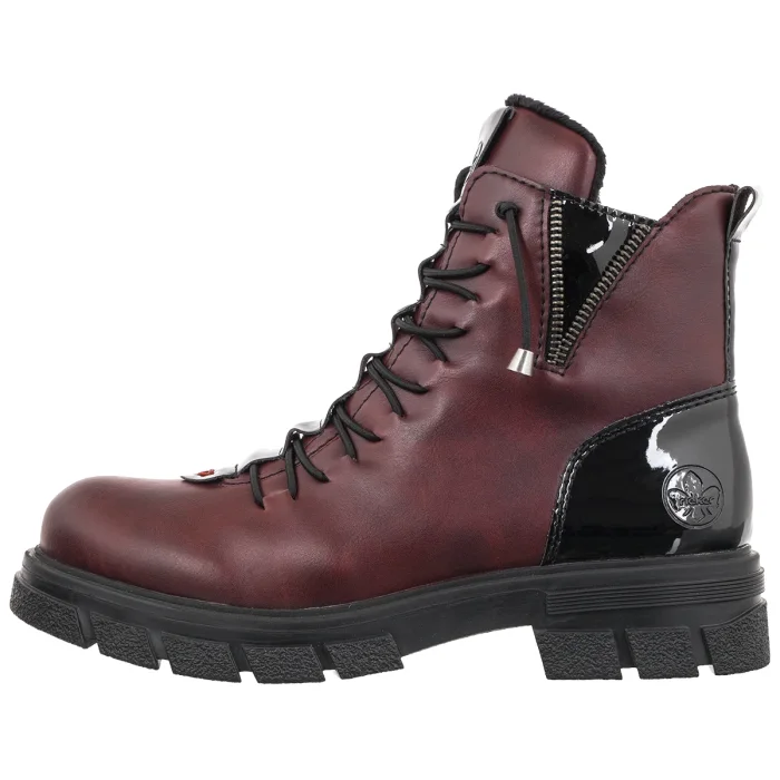 Trzewiki Rieker Czerwone Z9152-35 Red – zdjęcie 2