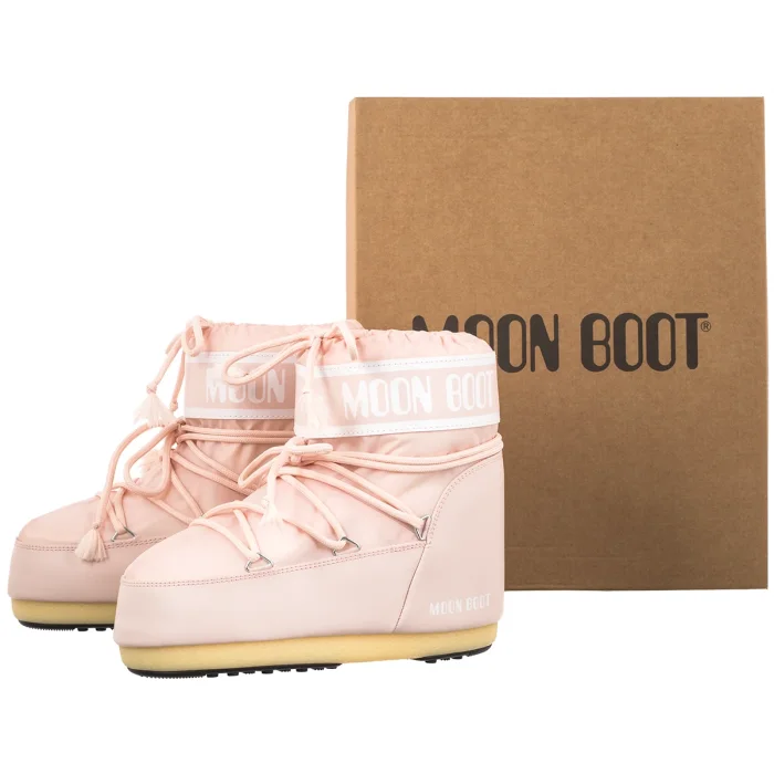 Śniegowce Moon Boot Icon Low Nylon Dusty Pink 1409340 J042 – zdjęcie 6