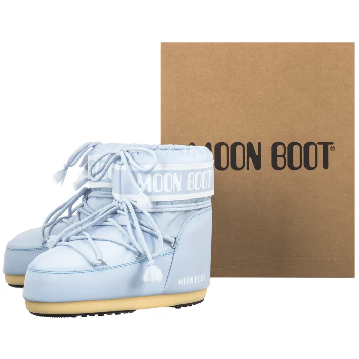 Śniegowce Moon Boot Icon Low Nylon Baby Blue 1409340 K014 – zdjęcie 6