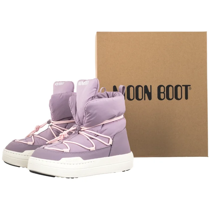 Śniegowce Moon Boot MB Jr Park Lace Mid Lilas 3440070 H032 – zdjęcie 6