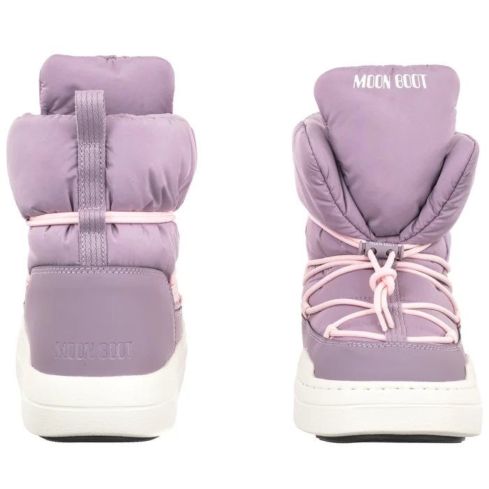 Śniegowce Moon Boot MB Jr Park Lace Mid Lilas 3440070 H032 – zdjęcie 4