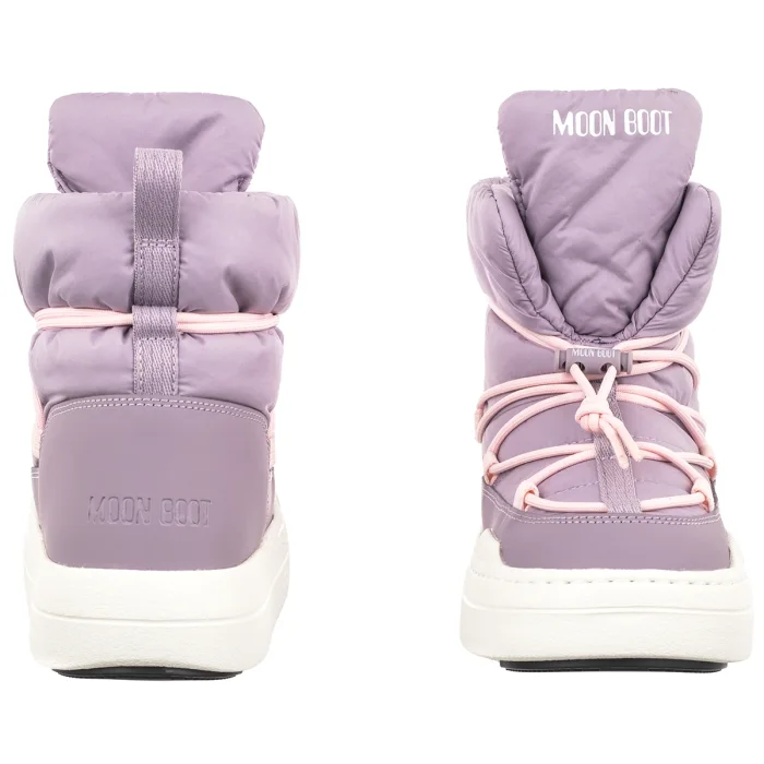 Śniegowce Moon Boot MB Junior Park Lace Mid Lilas 3440070 H032 – zdjęcie 4