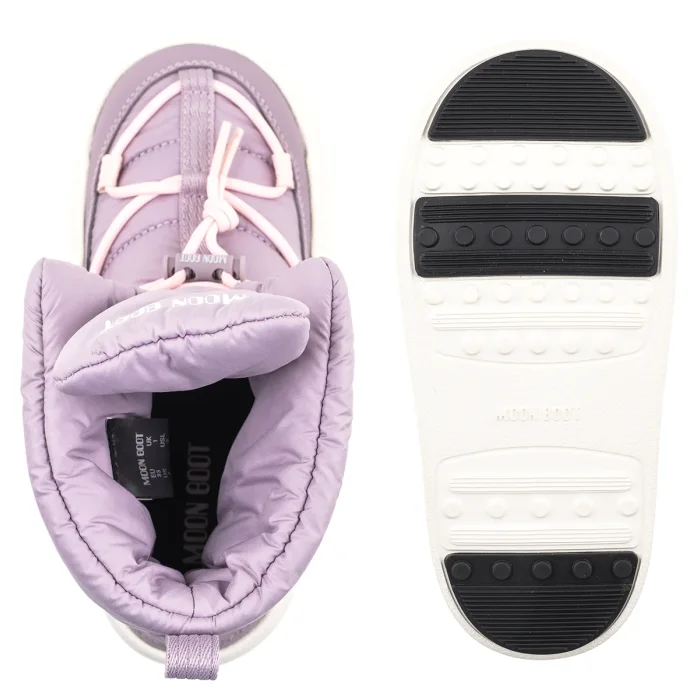 Śniegowce Moon Boot MB Junior Park Lace Mid Lilas 3440070 H032 – zdjęcie 5
