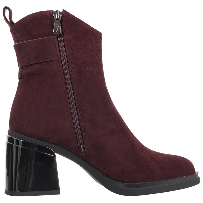 Botki Filippo Bordowe DBT8024/26 BG – zdjęcie 3