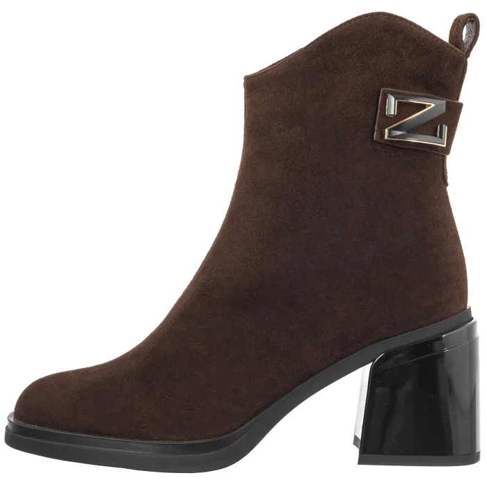 Botki Filippo Brązowe DBT8024/26 BR – zdjęcie 2