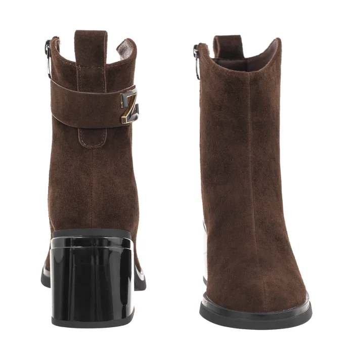 Botki Filippo Brązowe DBT8024/26 BR – zdjęcie 4