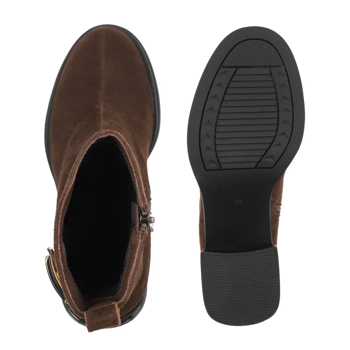 Botki Filippo Brązowe DBT8024/26 BR – zdjęcie 5