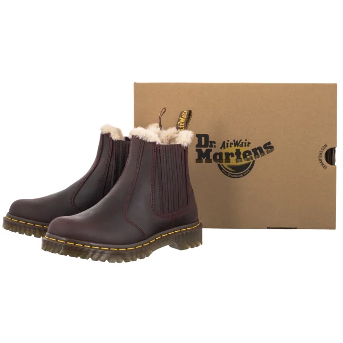 Sztyblety Dr. Martens 2976 Leonore II Crazy Horse Cherry Red 41418600 – zdjęcie 6