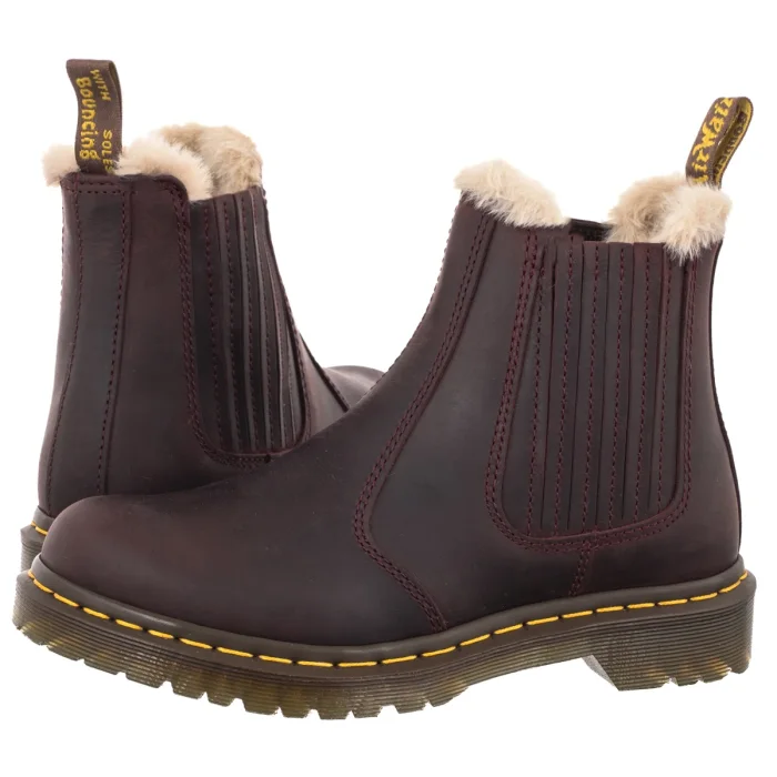 Sztyblety Dr. Martens 2976 Leonore II Crazy Horse Cherry Red 41418600 – zdjęcie 1