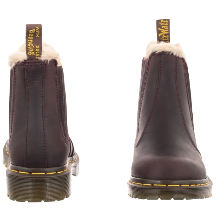 Sztyblety Dr. Martens 2976 Leonore II Crazy Horse Cherry Red 41418600 – zdjęcie 4