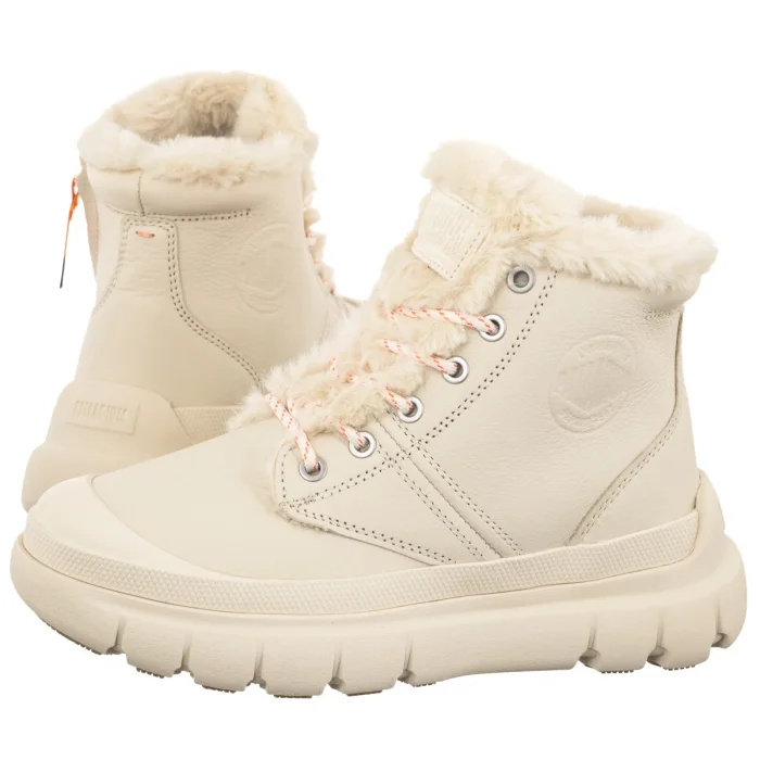 Trzewiki Palladium Pallapop Hi Zip Wl Wave Gray 99554-176-M – zdjęcie 1