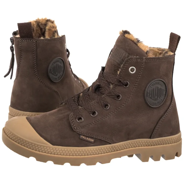 Trapery Palladium Pampa Hi Zip Wl Wild Dark Cocoa 94979-249-M – zdjęcie 1