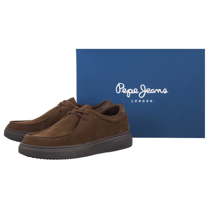 Półbuty Pepe Jeans Colins Street M Cappuccino Brown PMS100012 875 – zdjęcie 6
