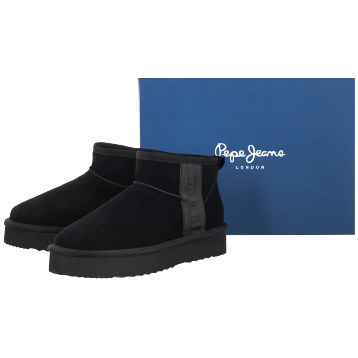 Botki Pepe Jeans Dissy Brand W Black PLS500040 999 – zdjęcie 6
