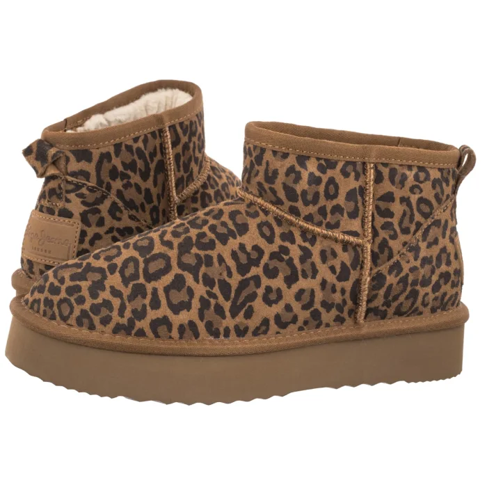 Botki Pepe Jeans Dissy Leo W Nut Brown PLS500041 877 – zdjęcie 1