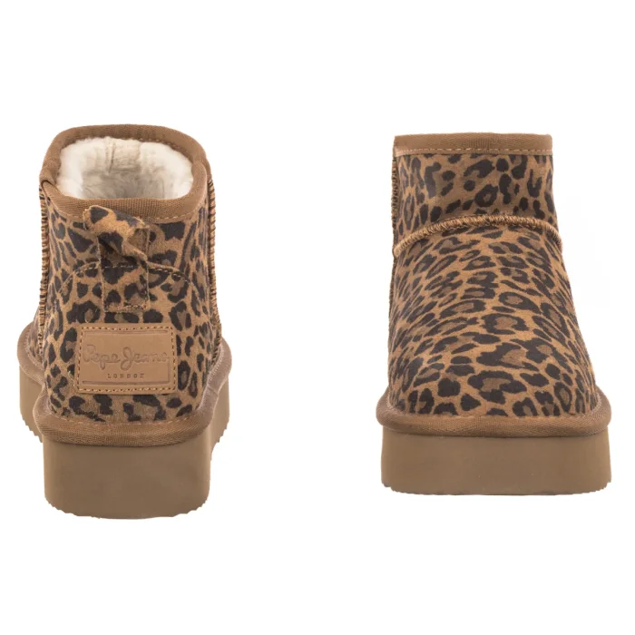 Botki Pepe Jeans Dissy Leo W Nut Brown PLS500041 877 – zdjęcie 4