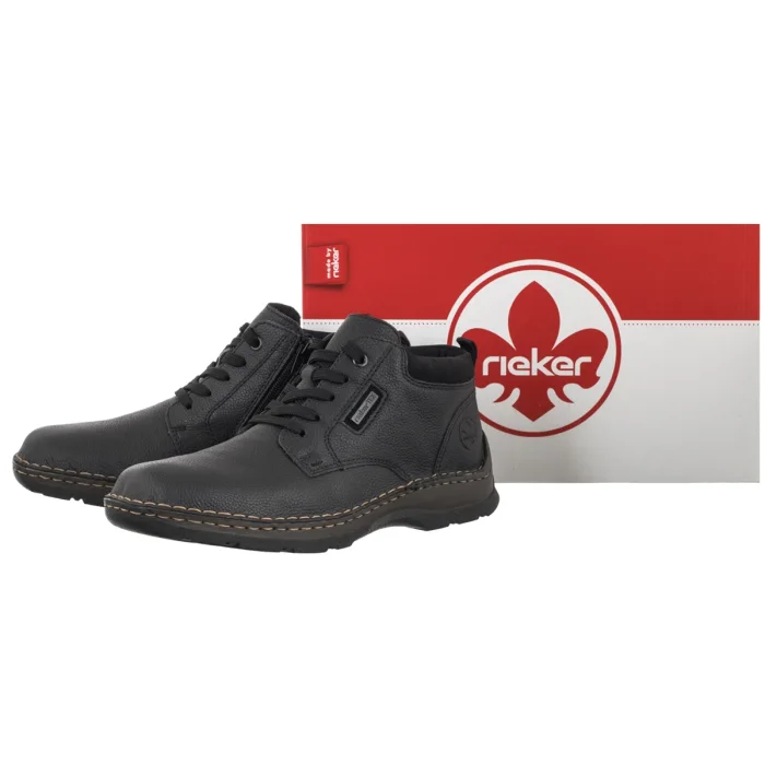 Trzewiki Rieker Czarne 05309-00 Black – zdjęcie 6