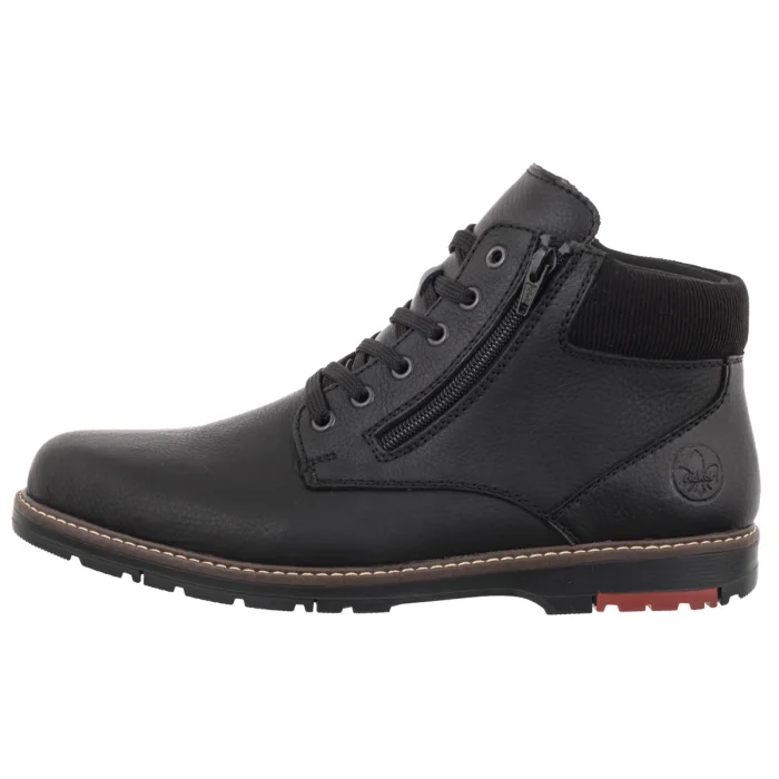 Trzewiki Rieker Czarne 10503-00 Black – zdjęcie 2