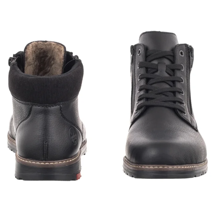 Trzewiki Rieker Czarne 10503-00 Black – zdjęcie 4