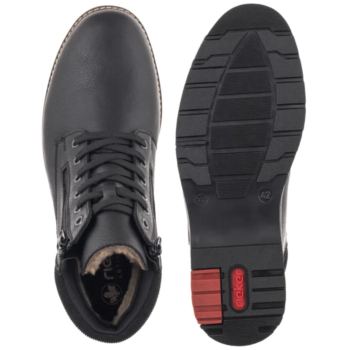 Trzewiki Rieker Czarne 10503-00 Black – zdjęcie 5