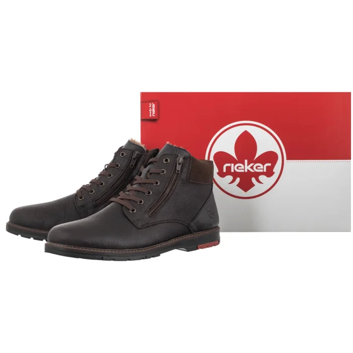 Trzewiki Rieker Brązowe 10503-25 Brown – zdjęcie 6