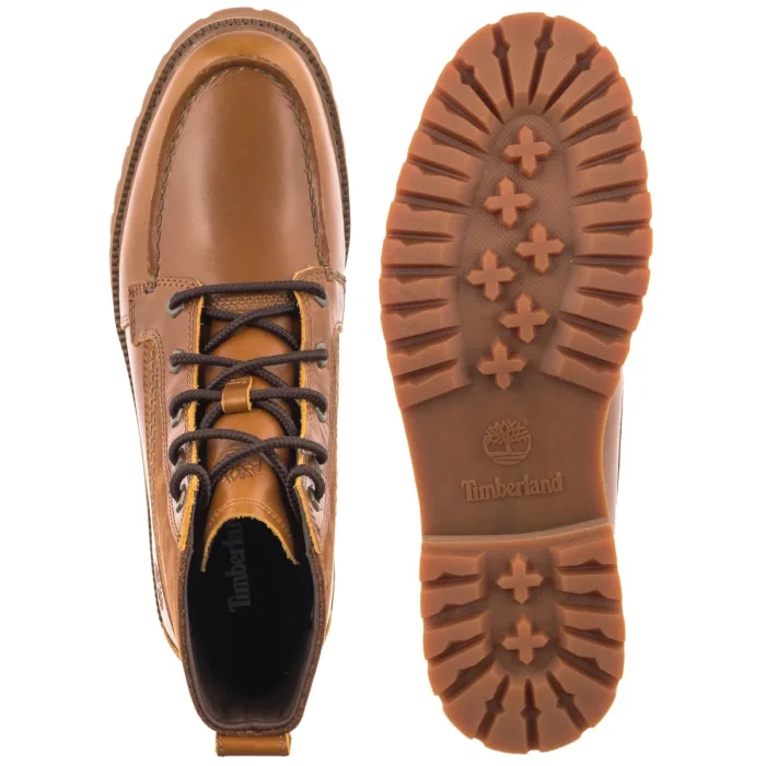 Trzewiki Timberland Britton Drive Mid Lace Boot Medium Brown Full Grain 0A2MUQ EM4 – zdjęcie 5