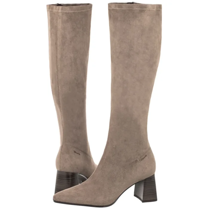 Kozaki Tamaris Beżowe 1-25528-47 341 Taupe – zdjęcie 1