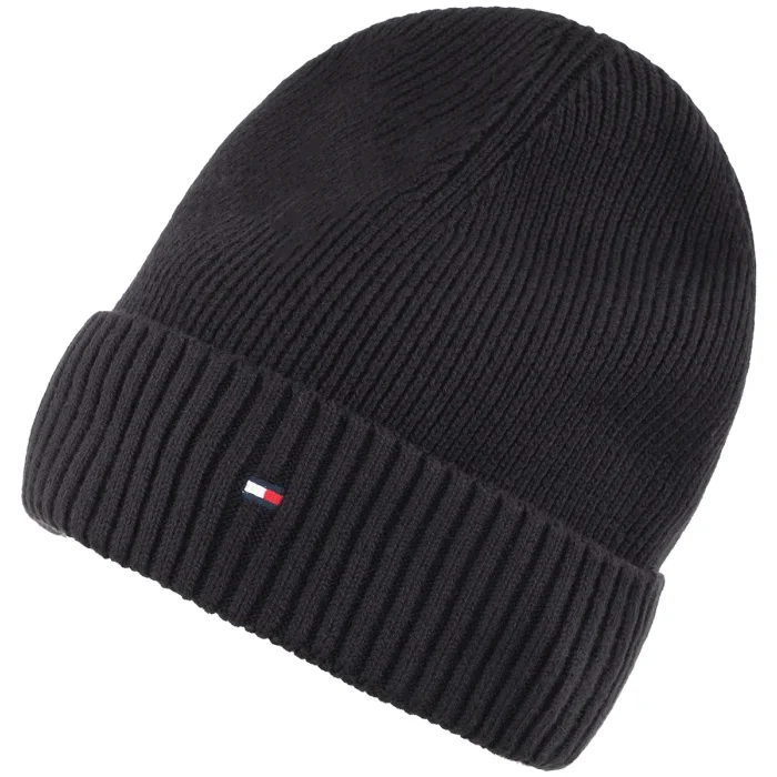 Zestaw prezentowy czapka i szal Tommy Hilfiger TH Flag Beanie And Scarf AM0AM14584 BDS – zdjęcie 3